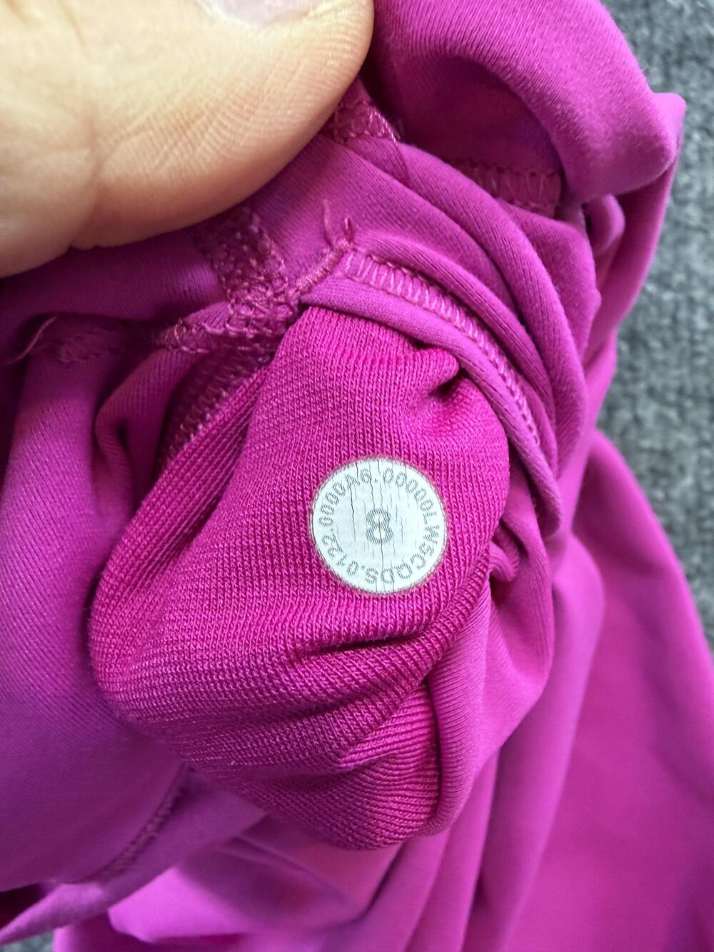 Lululemon Wunder Train High-Rise Tight 25" Ripened Raspberry Size 8 - Picture 6 of 10